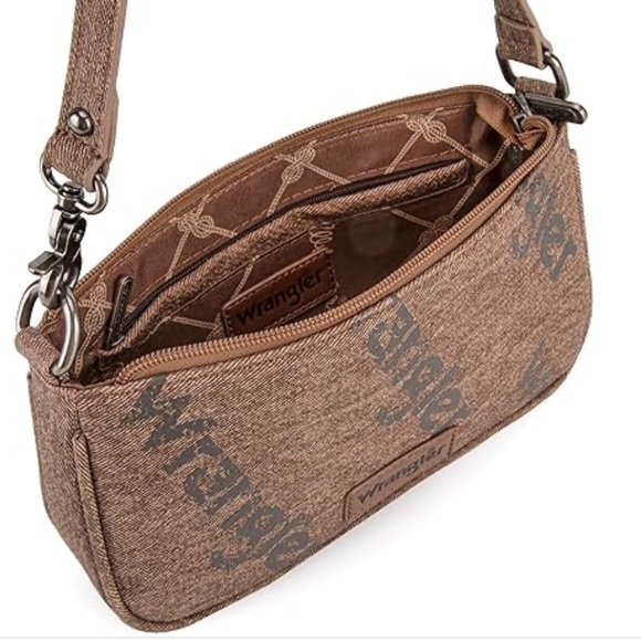 Wrangler Retro Style Tan Shoulder Bag NWT - Picture 9 of 9